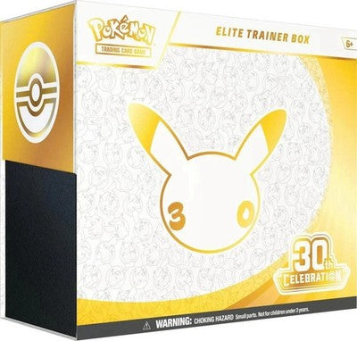 Pokémon 30th Anniversary Celebration Elite Trainer Box ETB